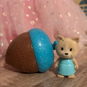 Tan and Blue Small Pet Toy